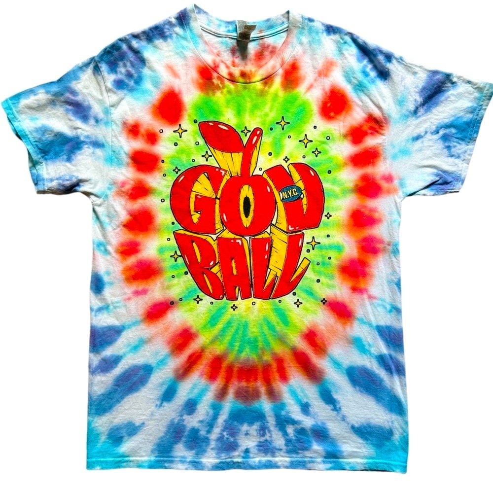Governor's Ball NYC 2022 Vintage Tye Dye Festival T Shirt - Sz Mens Large